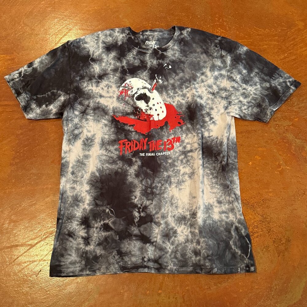 Friday the 13th The Final Chapter T-shirt Black and White Size XL